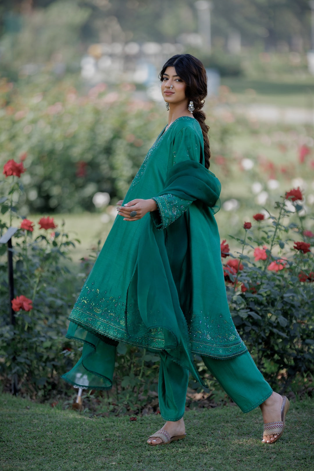 Green Kalidar -  Lola BIBI by Amrinsahi