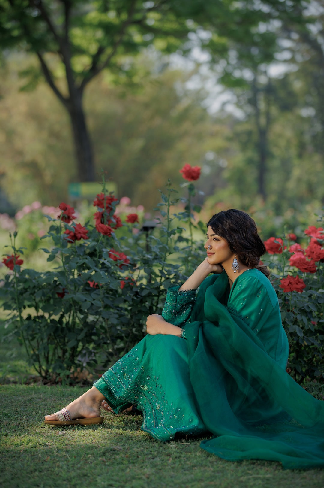 Green Kalidar -  Lola BIBI by Amrinsahi