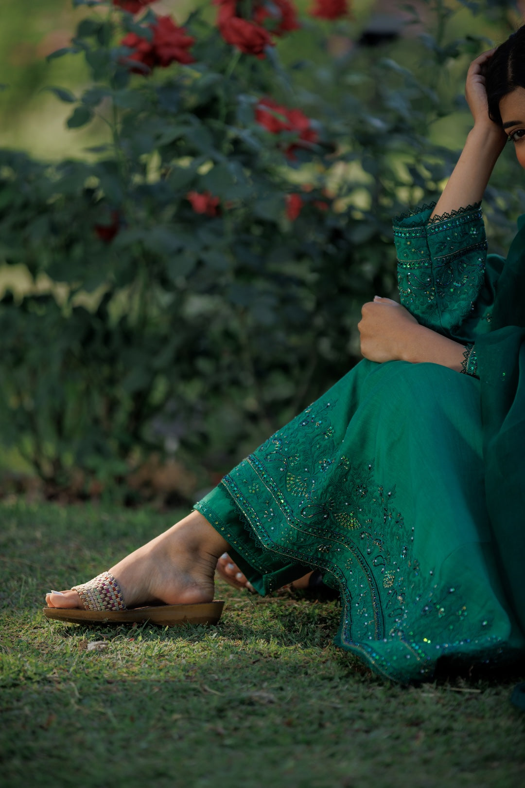 Green Kalidar -  Lola BIBI by Amrinsahi